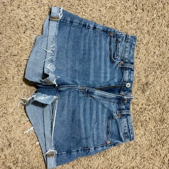 Pants - Blue Denim Women's Shorts